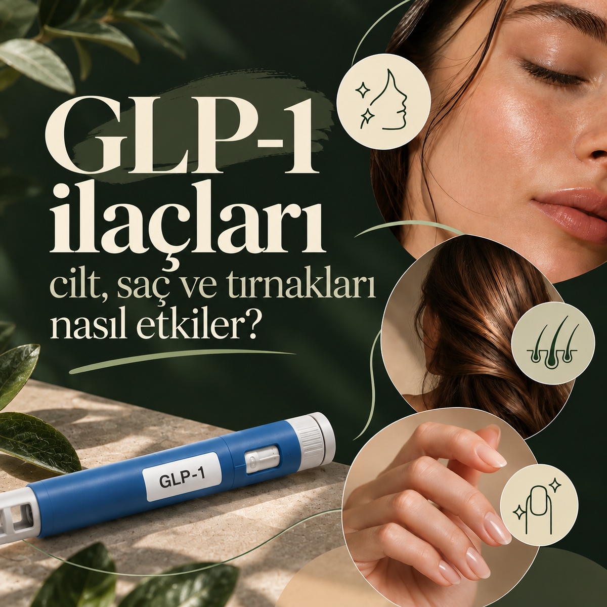 GLP-1 İlaçları Cilt, Saç ve Tırnakları Nasıl Etkileyebilir?
