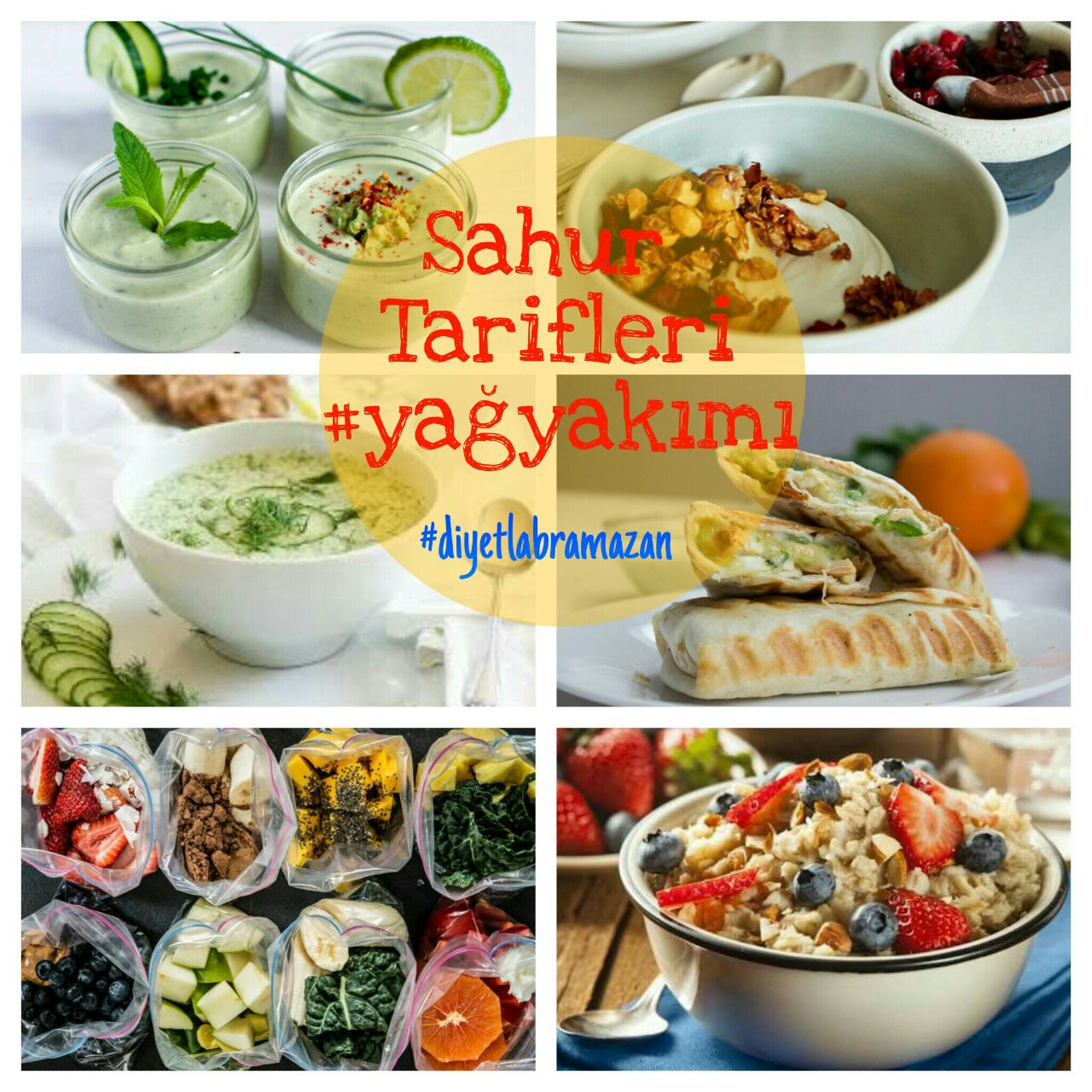 SAHUR İÇİN YAĞ YAKICI TARİFLER