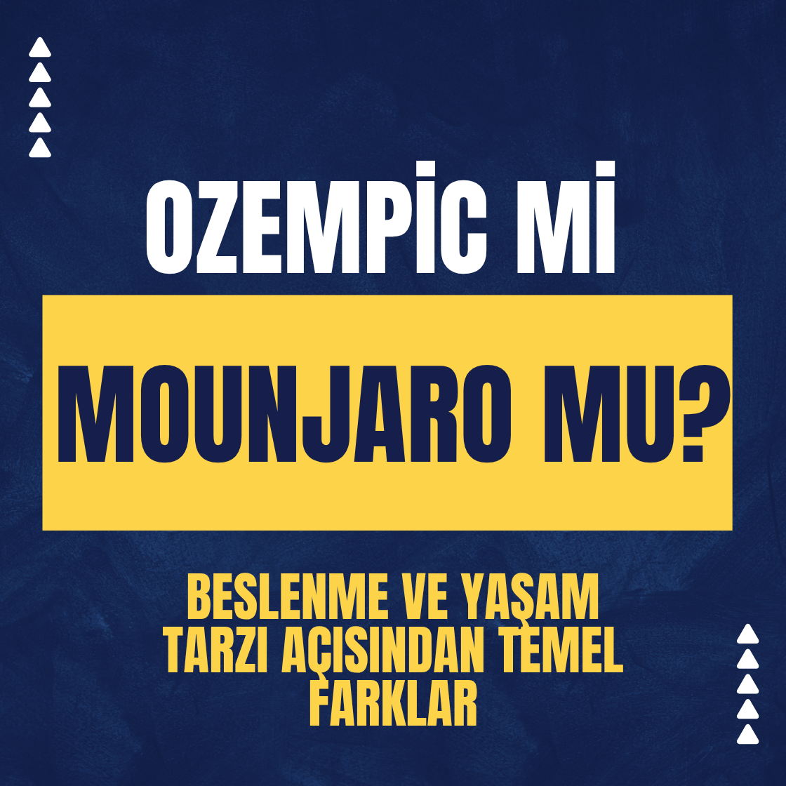 Ozempic mi Mounjaro mu? Beslenme ve Yaşam Tarzı Açısından Temel Farklar