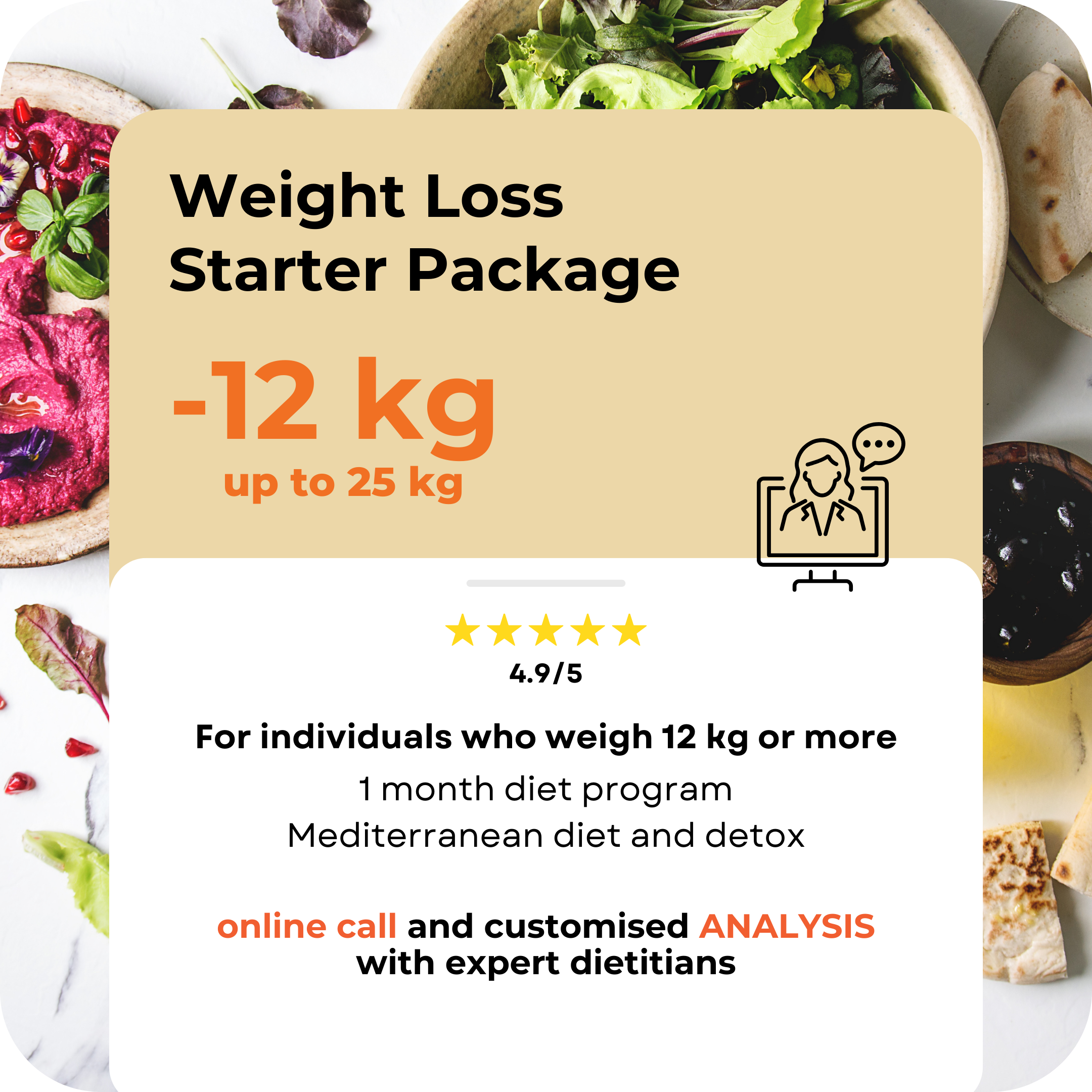 Weight Loss Starter Package -12kg