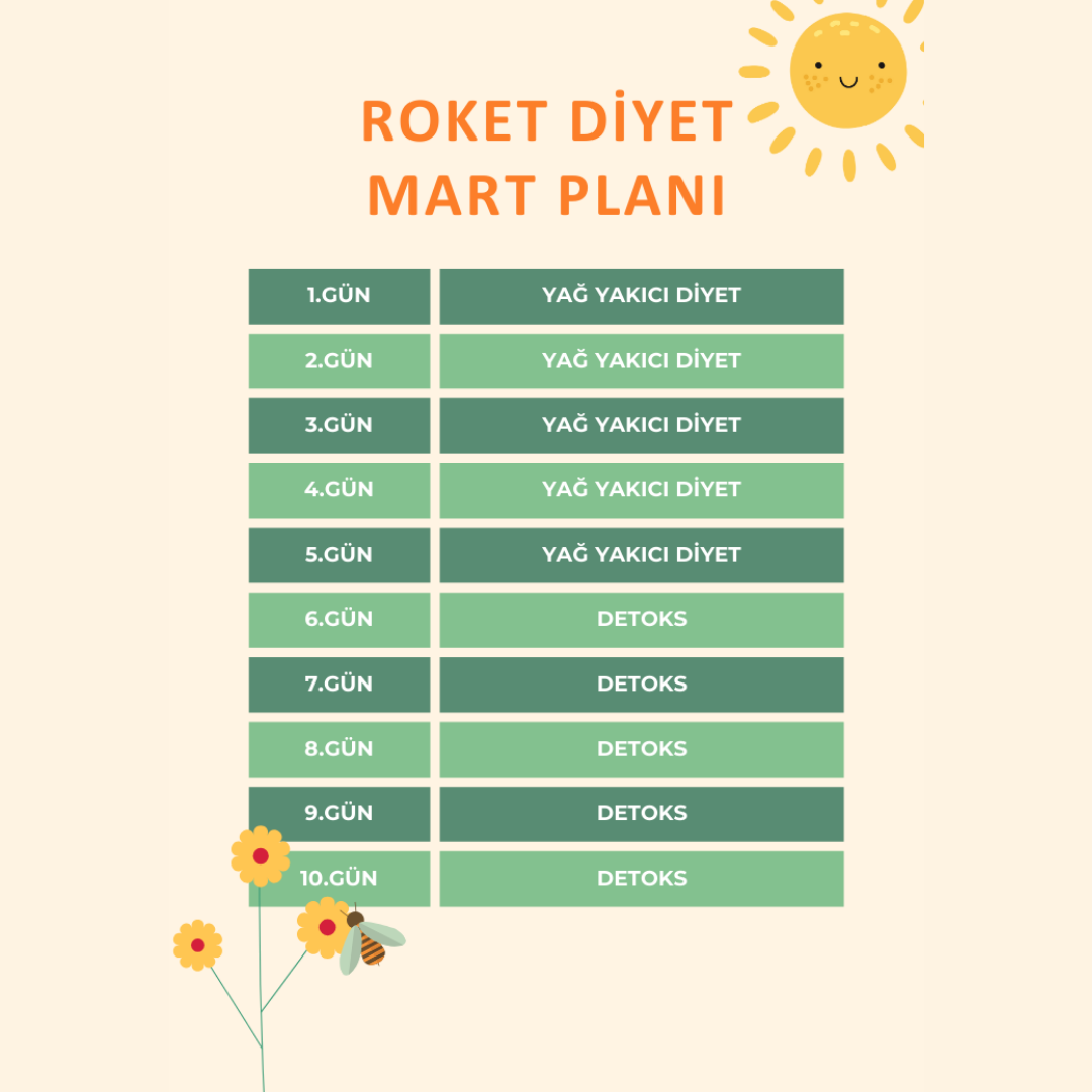 Roket Diyet Mart 2024