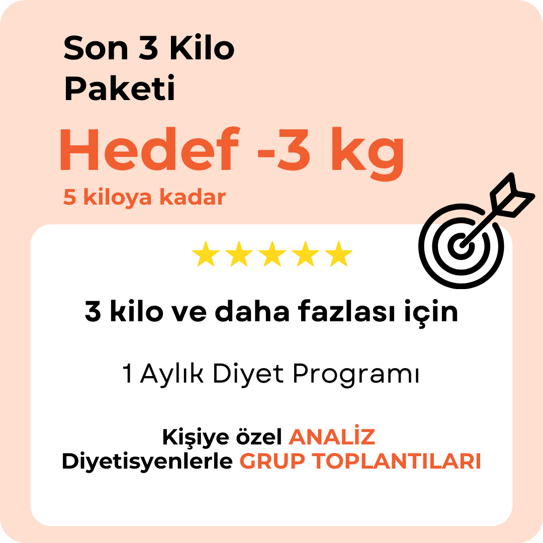 Son 3 Kilo ve Kilo Koruma Paketi