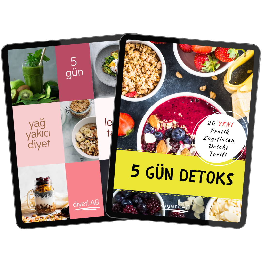 5 Gün Yağ Yakıcı Diyet & 5 Gün Detoks YENİ